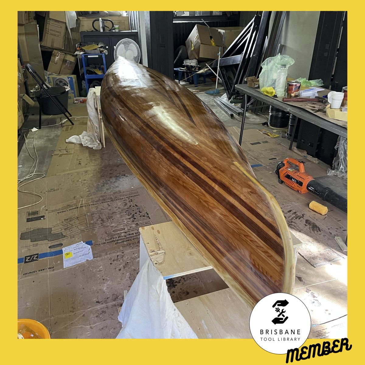 BrizToolLibrary's tweet image. 2 years and 209 loans later - Our member’s Canoe project is complete! When our member (a university student) first joined our tool library he had no prior knowledge of using tools. We are blown away by his persistence and dedication to learning a new craft! #circulareconomy