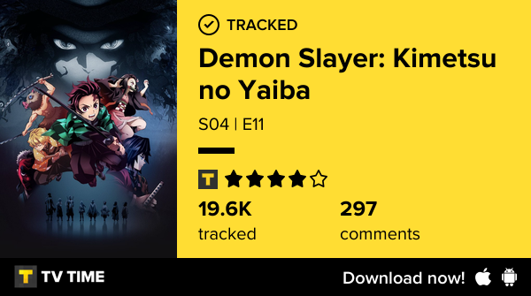 f9oole_00's tweet photo. I've just watched episode S04 | E11 of Demon Slayer: Kimetsu no Yaiba! https://t.co/eQ6DjowGwr #tvtime https://t.co/Pf5ElOZf6c