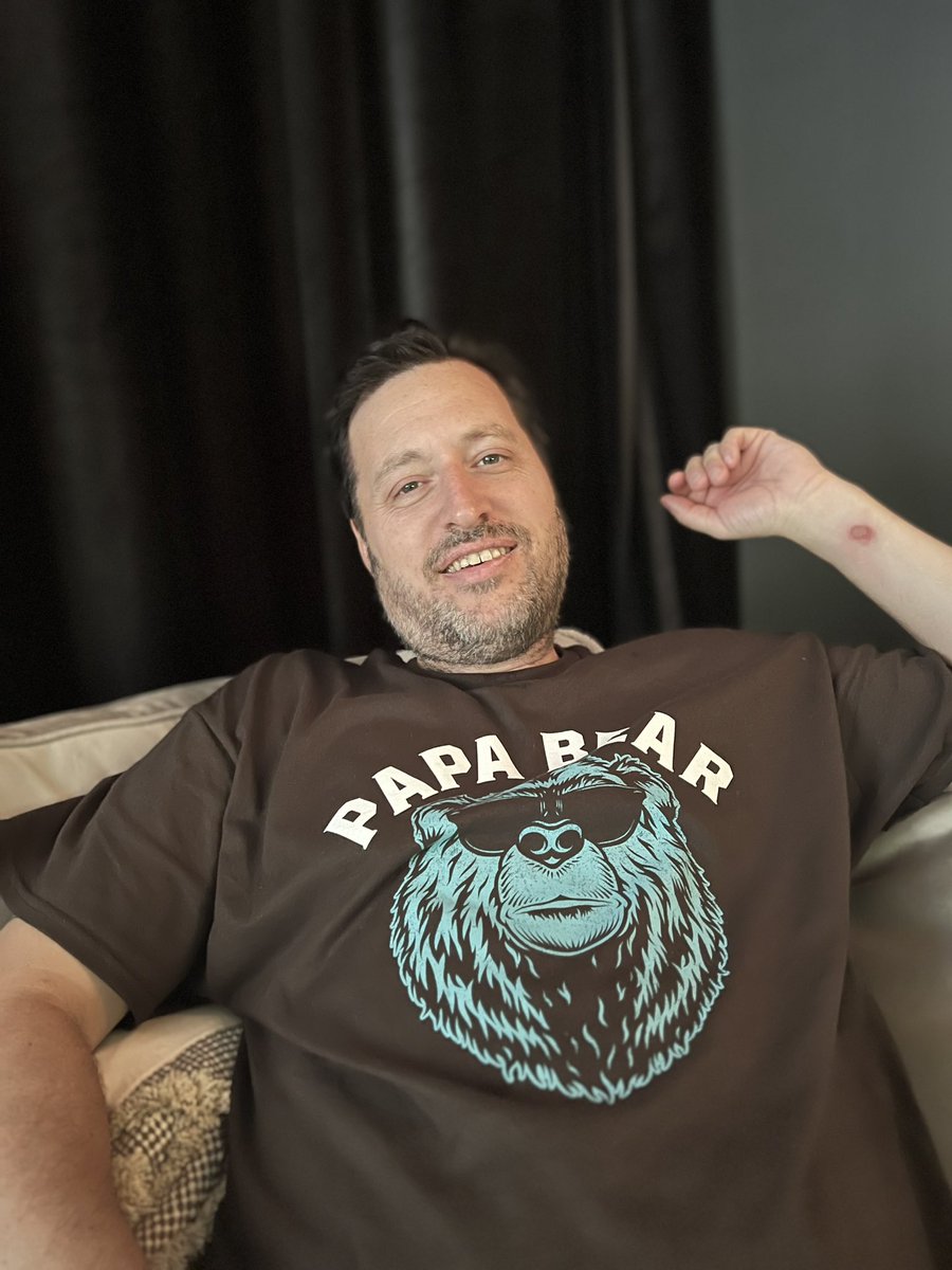 DrDijk's tweet photo. Happy Father’s Day to this expectant Papa Bear ❤️ I love you and can’t wait to meet our son! ❤️ God help me with all the dad jokes lol 😂 https://t.co/zoCSaOyuD5