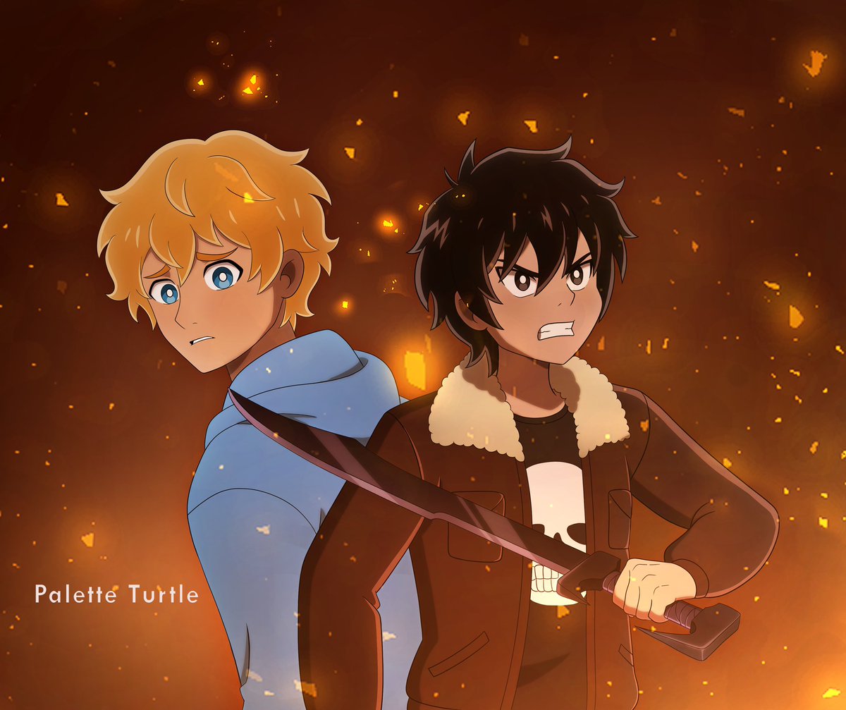 I loved, loved, LOVED The Sun and the Star! Thank you Rick Riordan and Mark Oshiro for creating such a wonderful story.

#rickriordan #markoshiro #riordanverse #percyjackson #thesunandthestar #thesunandthestarfanart #nicodiangelo #willsolace #percyjacksonfanart