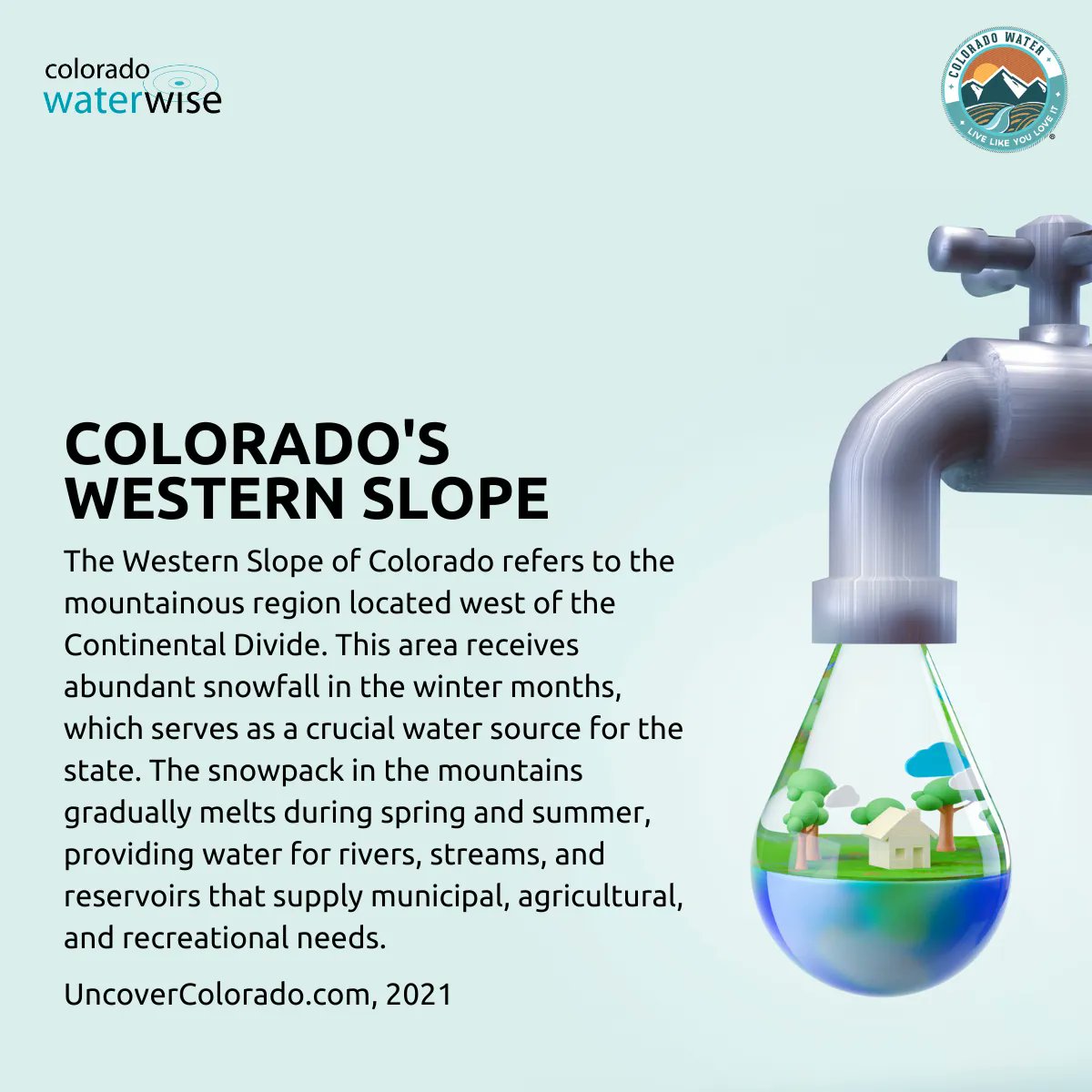 ColoWaterWise's tweet photo. π§ Colorado's Western Slope
#ColoradoWater #COWater #CWW #ColoradoWaterWise #LLYLI #LiveLikeYouLoveIt #Water #ColoradoRivers https://t.co/hDX9qlmoHT