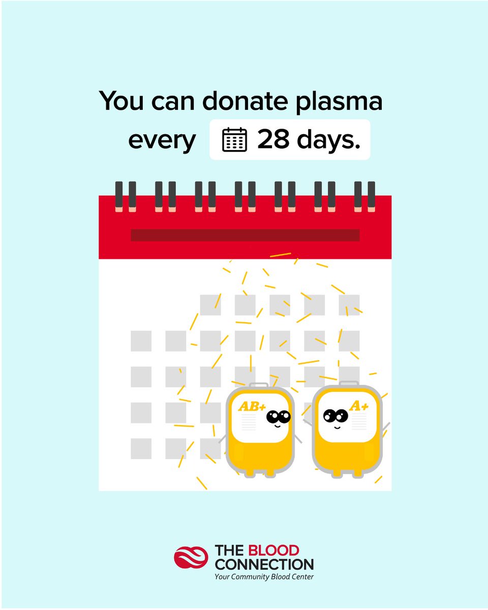 Transform lives — one donation at a time. 💛 Once you donate plasma, it can last up to a year! Have you donated before?  #GiveBloodSaveLives