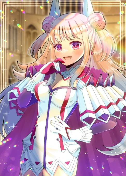 PSO2の終の女神シバを描かせて頂きました!リクエスト有難うございます  I drew Shiva the Last Goddess from PSO2! Thank you for your request   #PSO2 #終の女神シバ