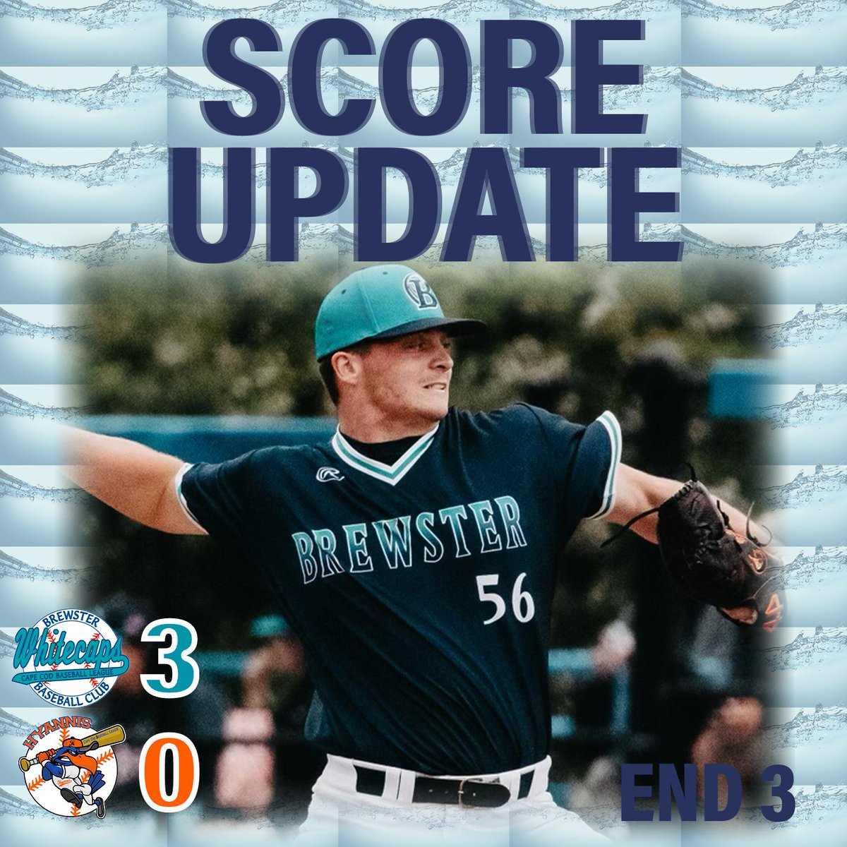 E3 | ERNIE DAY HAS BEEN DOMINANT!

We lead Hyannis, three-nil after three innings.

#ridethewave🌊