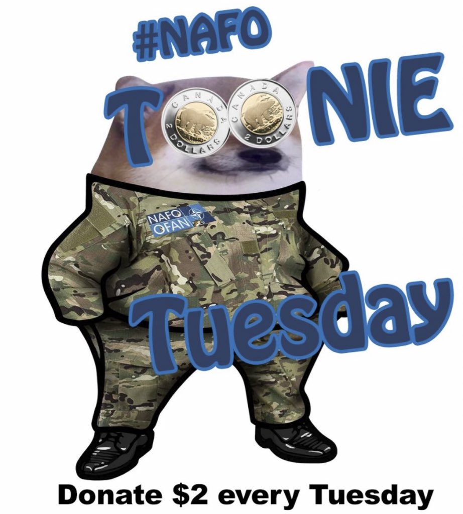 Fellas! Last Toonie Tuesday was a huge success! We raised $1450 for @rimaziuraitis and @BlueYellowUKR! Thank you fella! You rock! @FellaSam79 and I have another great one coming this Tuesday! Let’s keep it going!