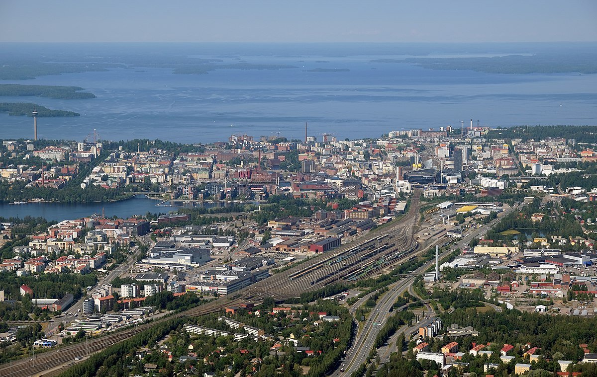 Cities Skylines geliştiricilerinin şehri Tampere - Finland