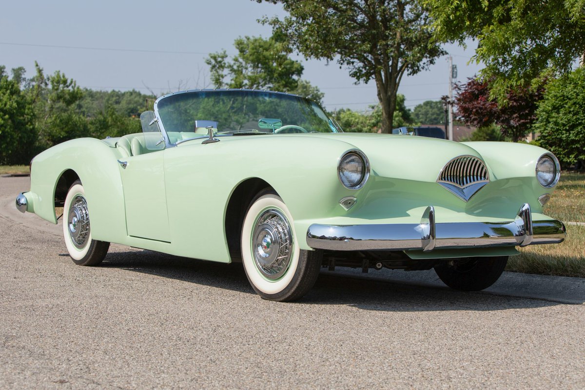 Now live at BaT Auctions: 1954 Kaiser Darrin. bringatrailer.com/listing/1954-k…