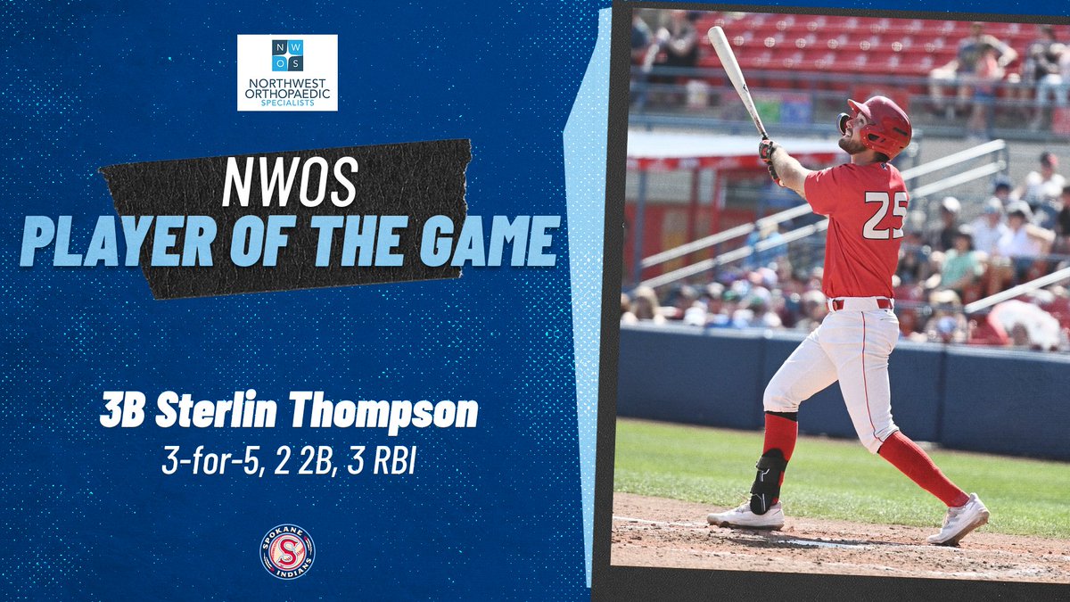 .<a href="/Sterlin_26/">Sterlin Thompson</a> had two doubles and three RBI to earn today's NWOS Player of the Game. #GoSpo