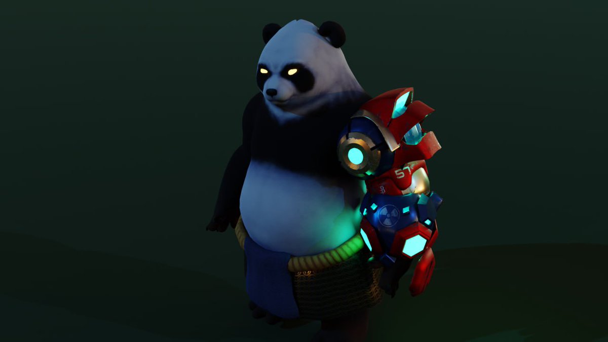 CrazyPandasNft's tweet photo. 🐼🔧 Panda tries on a cybernetic arm. It looks intriguing! The character in the game appears incredibly realistic and cool. 🎮🔥
#Cybernetics #Gaming #RealisticCharacter #CoolnessFactor https://t.co/K4UX80jN4j