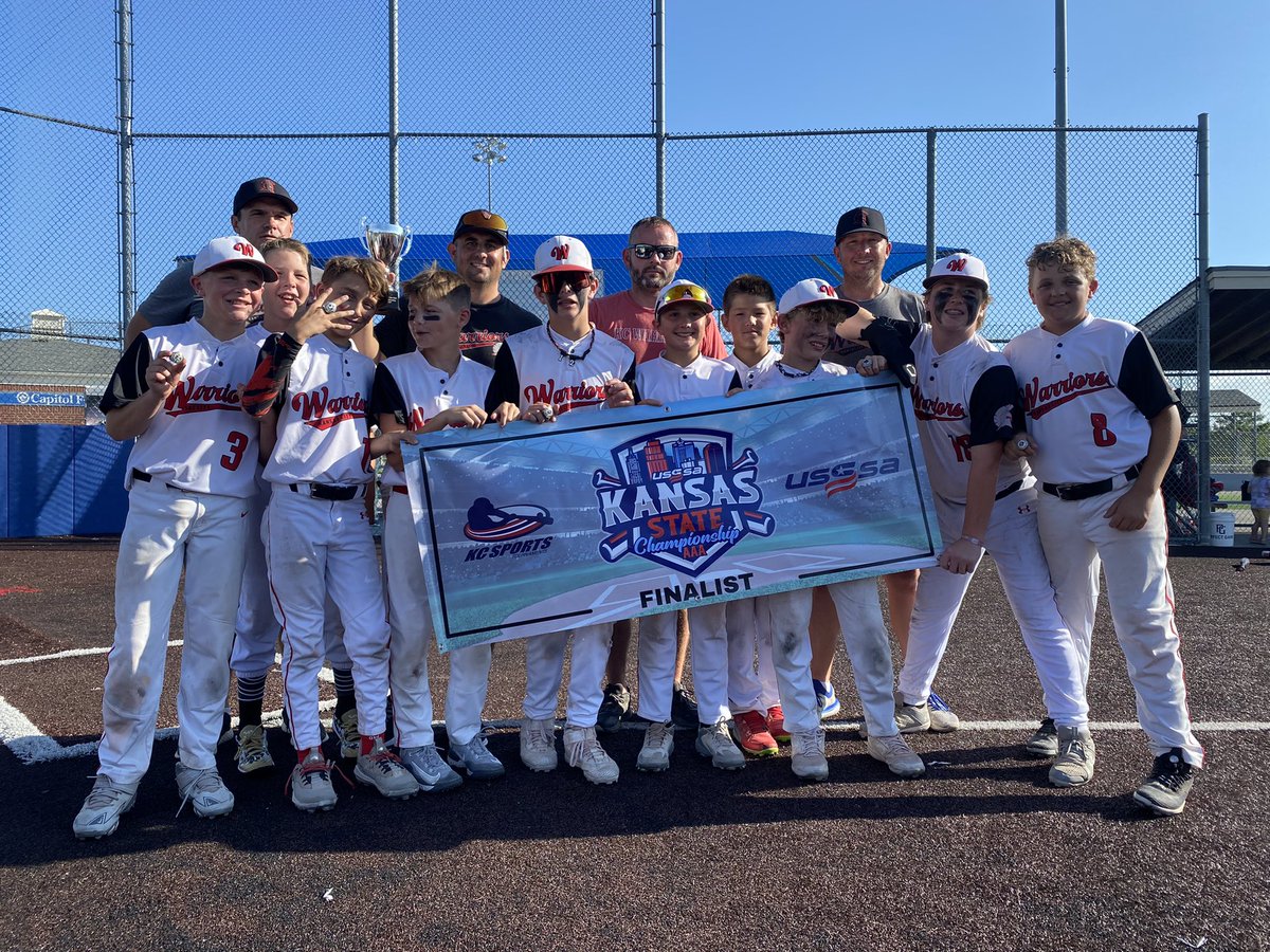KCSPORTS's tweet photo. Congratulations to both teams on making it to the 12U AAA Kansas State Championships! #playusssa

🥇- KC Hornets 
🥈- KC Warriors 

@USSSABSBL | @USSSA_KC | @USSSA_Midwest https://t.co/yIoqrXaFEI