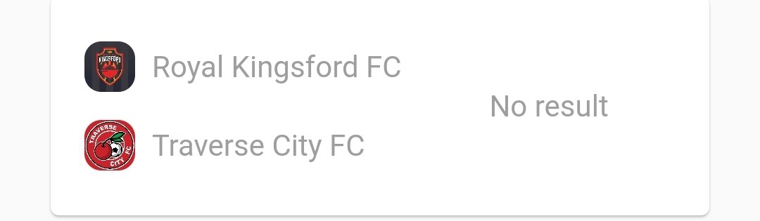 c_cobblestone's tweet photo. The finals are set.  A 3-1 win over @ATLForestFC puts @RoyalKingsford in. After a 2 all finish to regular time, @TraverseCityFC slots home 2 in extra time to defeat @RCHlightkeepers 4-2. The final is tomorrow night at 5pm. https://t.co/y4TdVLYPYs