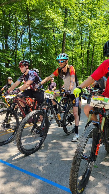 Spent Father's Day cheering Bear on at his first mtb bike race! Had an awesome day watching him do his