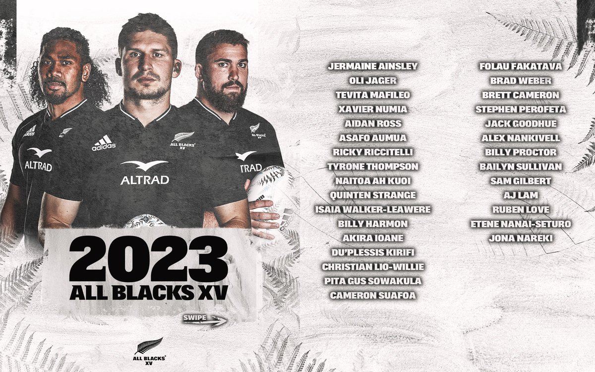 ICYMI | The All Blacks XV squad for 2023.

FULL STORY 👉🏽 allblacks.com/news/all-black…
