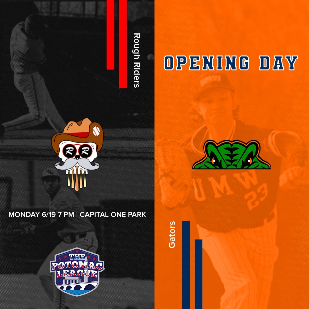 Potomac League Gators (@nvclgators) on Twitter photo Tomorrow is Opening Day, as the Gators take on the Rough Riders <a href="/CapitalOnePark/">Capital One Park</a> <a href="/_NVCL/">The Potomac League</a>
🐊🆚🏇
🏟️ Capital One Park
📍1600 Scotts Crossing Rd, Tysons, VA 22102 (across from Wegmans)
⌚️7PM
#TheSwamp Tomorrow is Opening Day, as the Gators take on the Rough Riders <a href="/CapitalOnePark/">Capital One Park</a> <a href="/_NVCL/">The Potomac League</a>
🐊🆚🏇
🏟️ Capital One Park
📍1600 Scotts Crossing Rd, Tysons, VA 22102 (across from Wegmans)
⌚️7PM
#TheSwamp