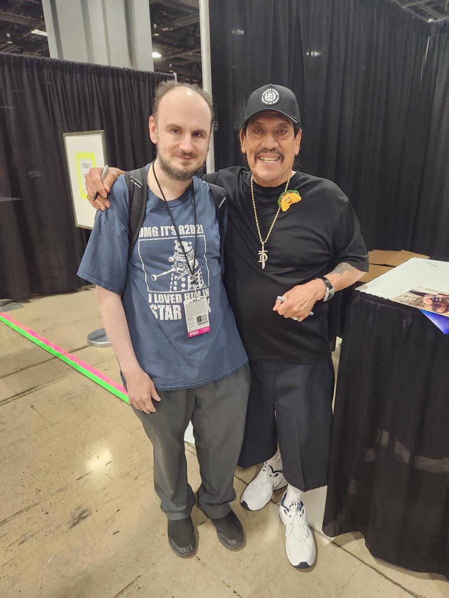 Sean at AwesomeCon in DC with Danny Trejo