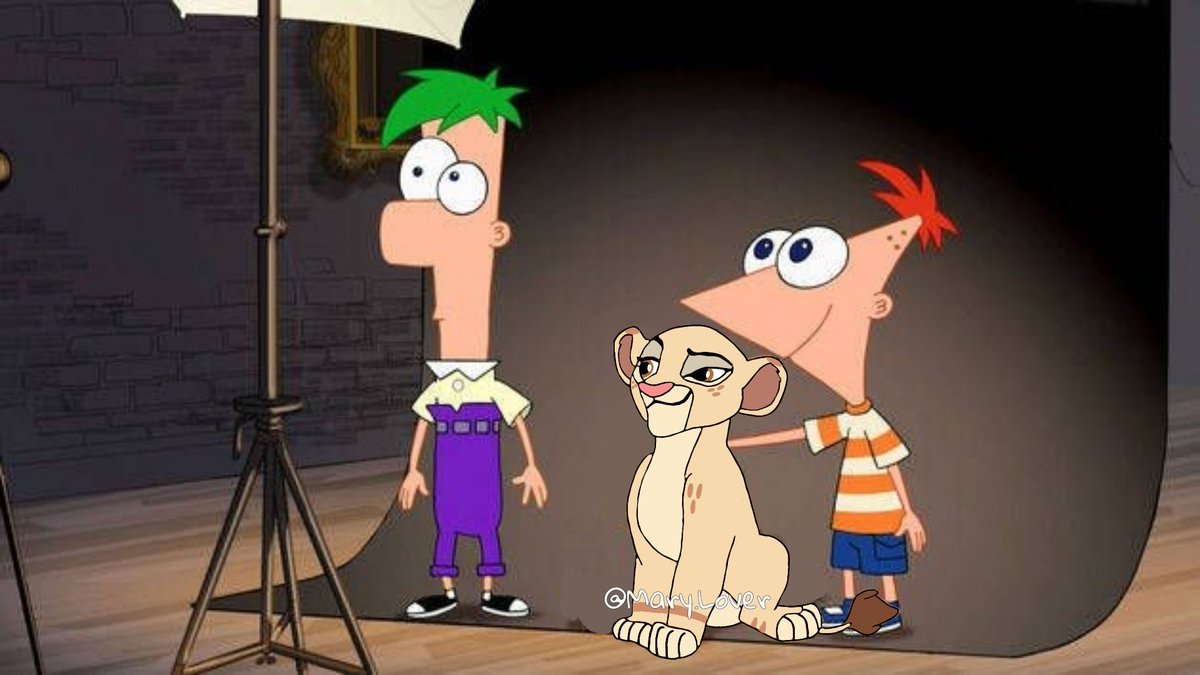 Photo Day with my favorite friends ✨📸🥰💖 
♡♡»»————>ʕ≧ᴥ≦ʔ<————««♡♡  

What if Phineas and Ferb had a pet lioness?  very cool. ❤💞