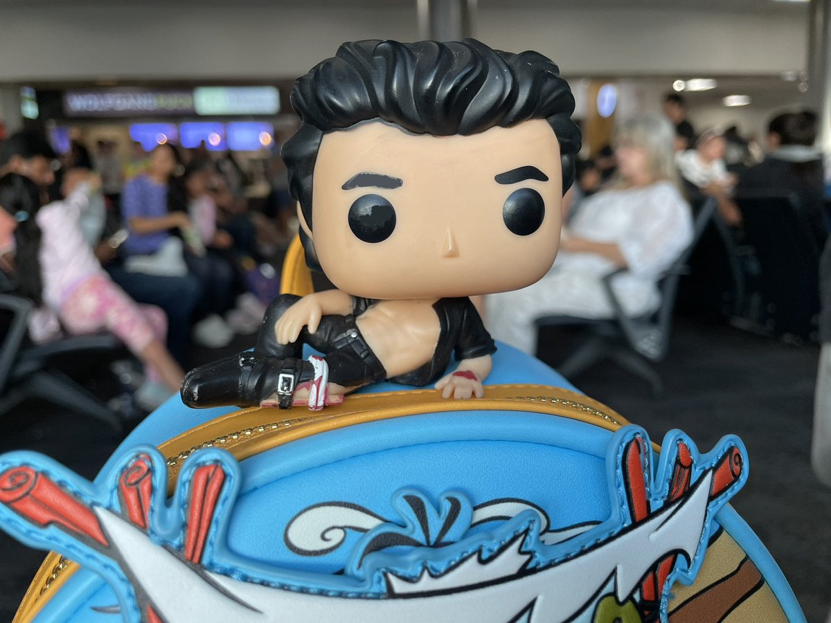 28savagedays's tweet photo. Wounded Dr. Ian Malcolm patiently waiting to board a flight. 🦖 🏖️
#funko #funkofamily #funkofunatic #funkoaddict #drianmalcolm #jurassicpark #vacation #vacationmode https://t.co/qAYyjjdFNC