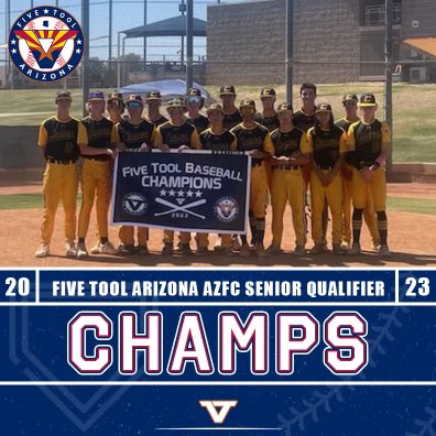 🏆CHAMPIONS🏆 Congrats to the @CanesLv 2025 on winning the @FiveTool Arizona @AZFallClassic Senior Qualifier! #WatchEm