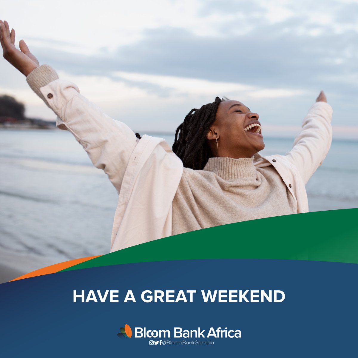 BloomGambia's tweet photo. As you enter into the weekend, enjoy the convenience of easy transfers from your Bloom Bank to your Afrimoney wallet anytime, anywhere. Everything you need is in the palm of your hand. You can now have a great weekend.

#BloomBankAfricaGMB
#BloomEasy
#WeMakeIthappen https://t.co/SrbyEQyQrs