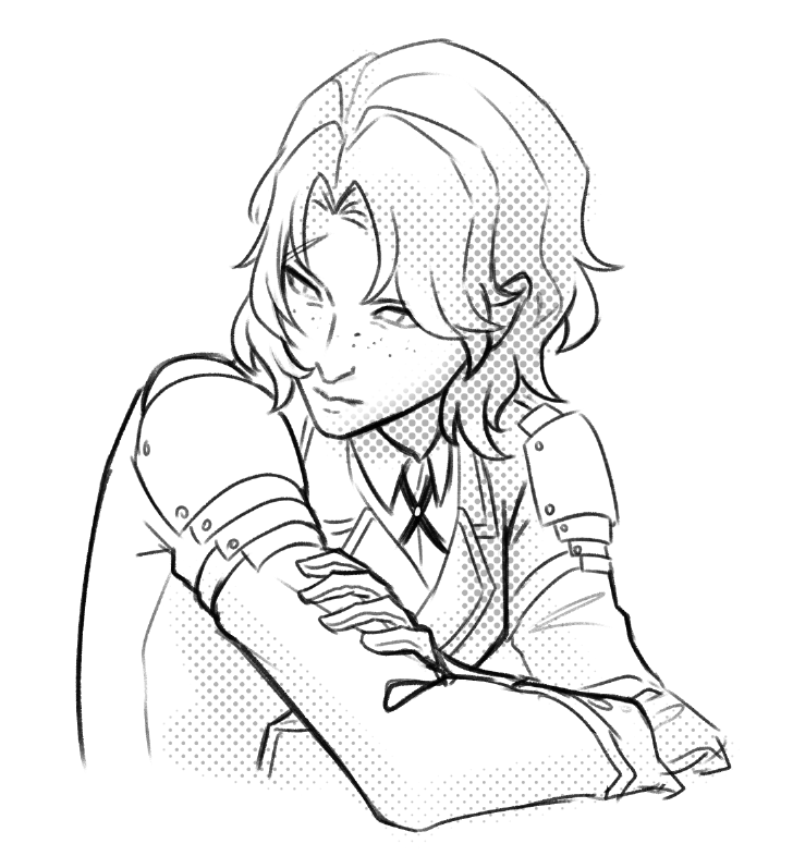 A quick doodle because Father's Day isn't a good day for Hillevi :')))) 