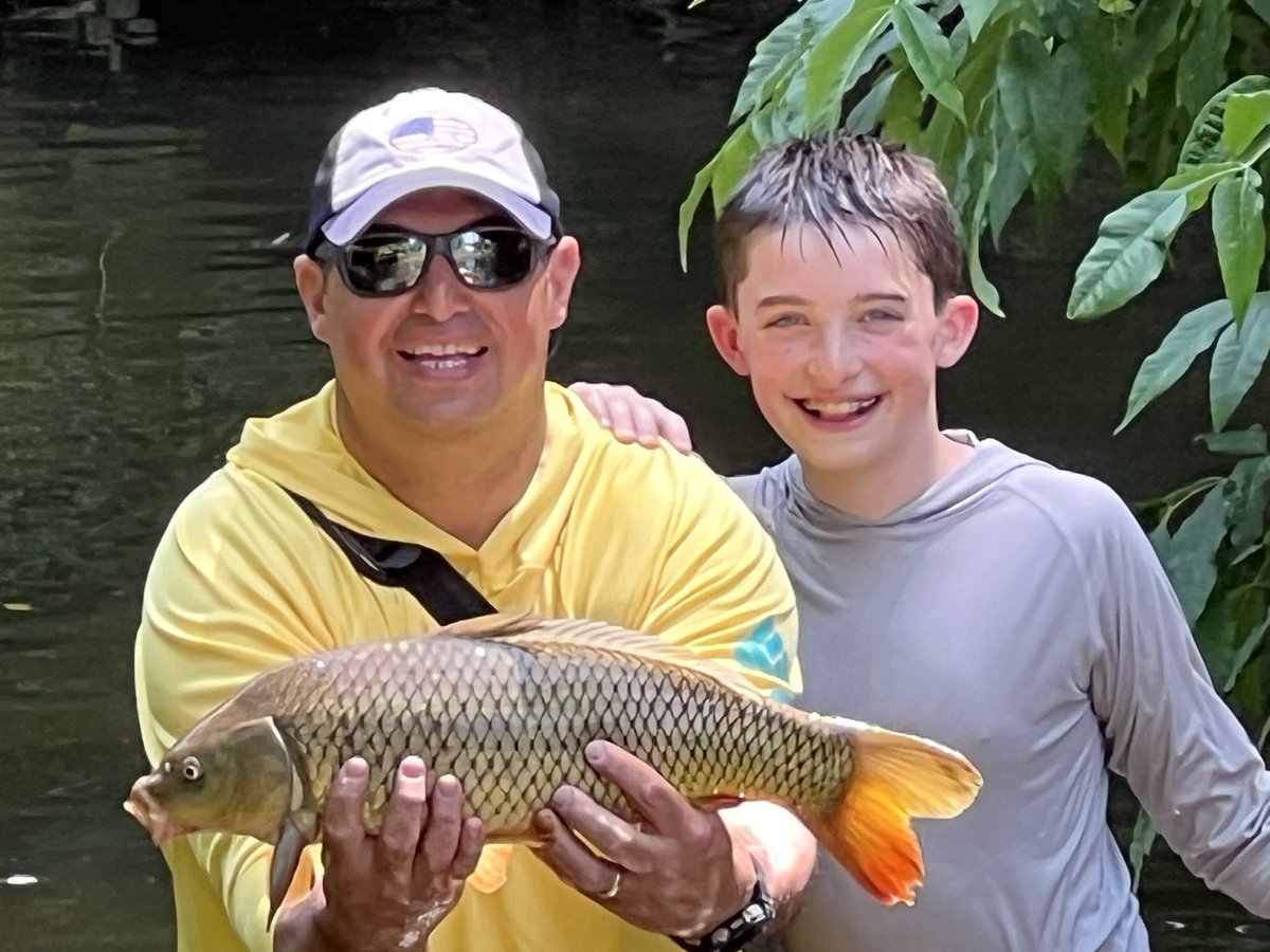 JimmyFanninJr's tweet photo. Father’s Day doesn’t get better than fishing with this guy! I am so thankful that God allowed me to be your dad! #loveourson #godissogoodtome https://t.co/5x2LM3bh4w