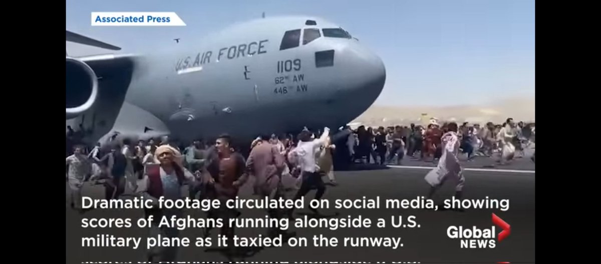 @Death6102 Checkout the 2 guys running close to the camera. They are smiling and laughing. I think th plane is fake or the whole thing was staged. Wtf?
