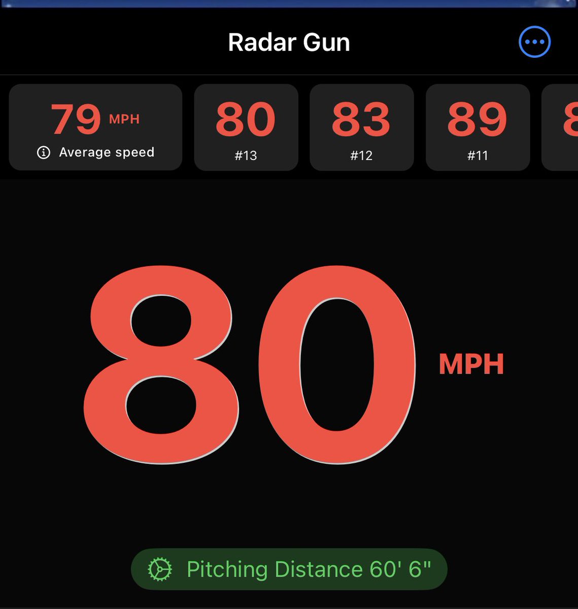 Anyone in the #baseball field know if the app, Pitch Count &amp; Radar gun, is accurate? If so, I had PRs on the mound. 😂 #putmeincoach #uncommitted #pitching #newbie