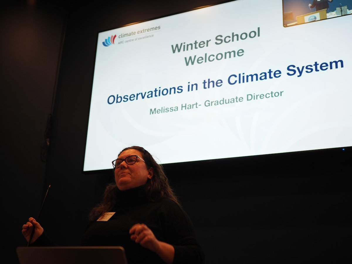 ClimateExtremes's tweet photo. Our Winter School for 2023 is underway in Hobart! Today we're learning about the paleoclimate. https://t.co/vKjQru1wmf