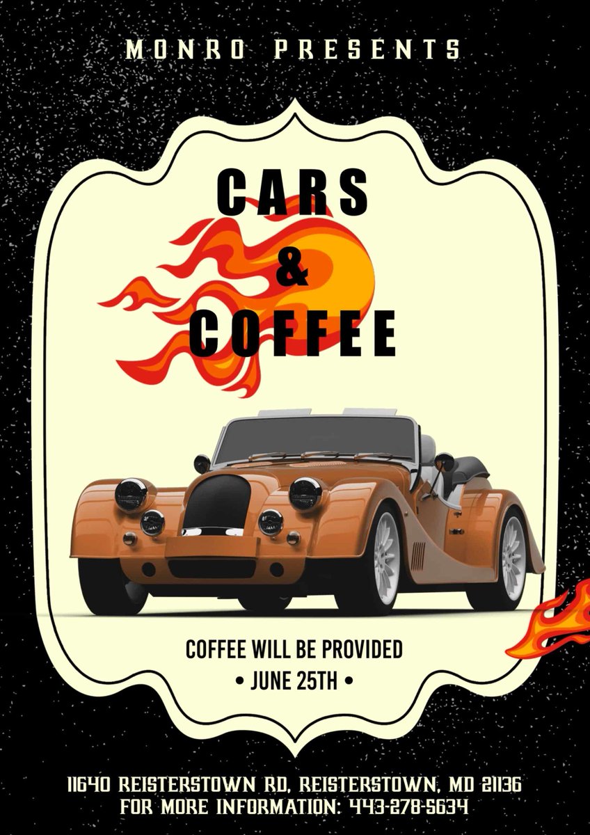 New Event: Cars and coffee

carsandcoffeeevents.com/event/cars-and…

#carsandcoffee #carshow #carsandcaffeine #hpde #autocross #concours #cruisenights #girlsandcars #carclubs #hotrods #streetrods #carcruise #carmeet #vintagecars #classiccars #supercars #exoticcars