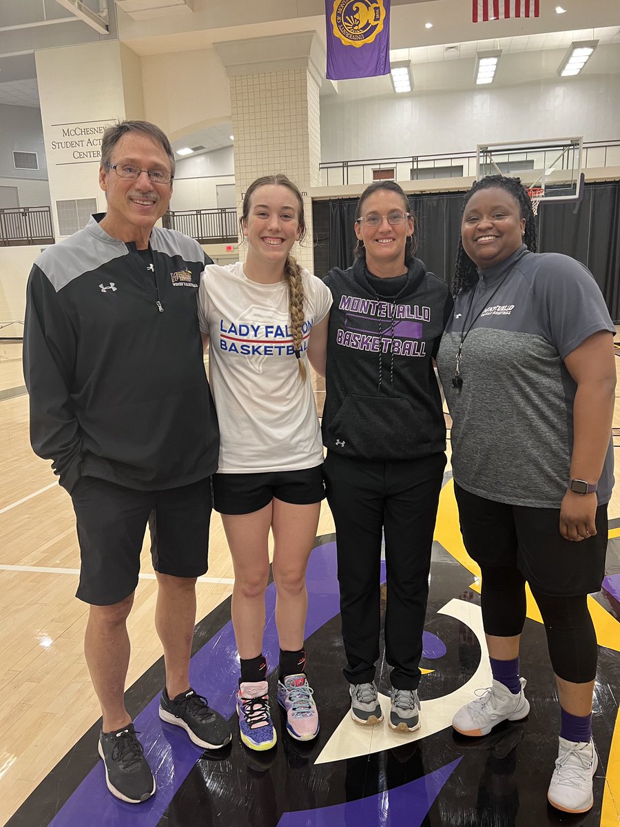 After a competitive elite camp at Montevallo, I am so grateful to receive an offer from @MontevalloWBB. Thank you so much @coachvanatta, @CoachCourtneyUM, and @CoachO_UM for believing in me! @AlSoStarz_Veal @ctippslchs @3G_Reps