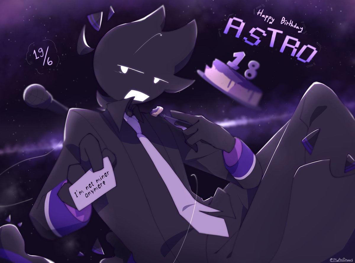 MoAnidraws's tweet photo. 19/6
Yeahh it's our boy's birthday!🍇🎂🎉, and he's not 17 anymore
welp, i'm doing this meanwhile i'm still have another unfinish works, like, a lots 💀 so don't mind my long hiatus pls-
#FNFAstro #FNFDelkapta https://t.co/0Ja59FKtsx