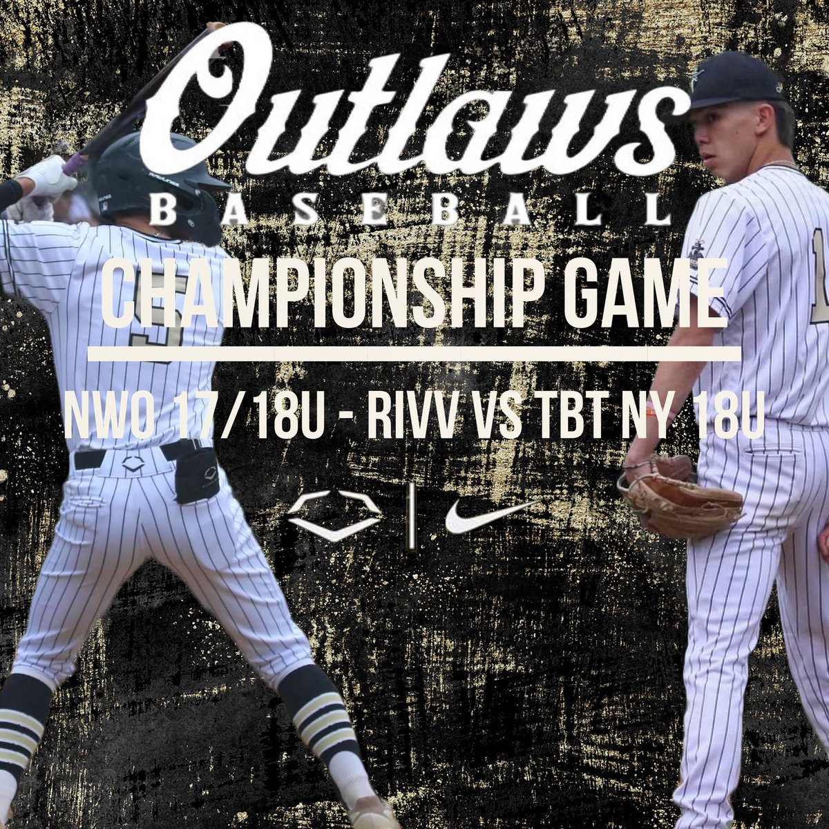 Outlaws 17/18u Rivera advance to the Championship Game vs TBT NY 18U.
.
The Rock 📍
