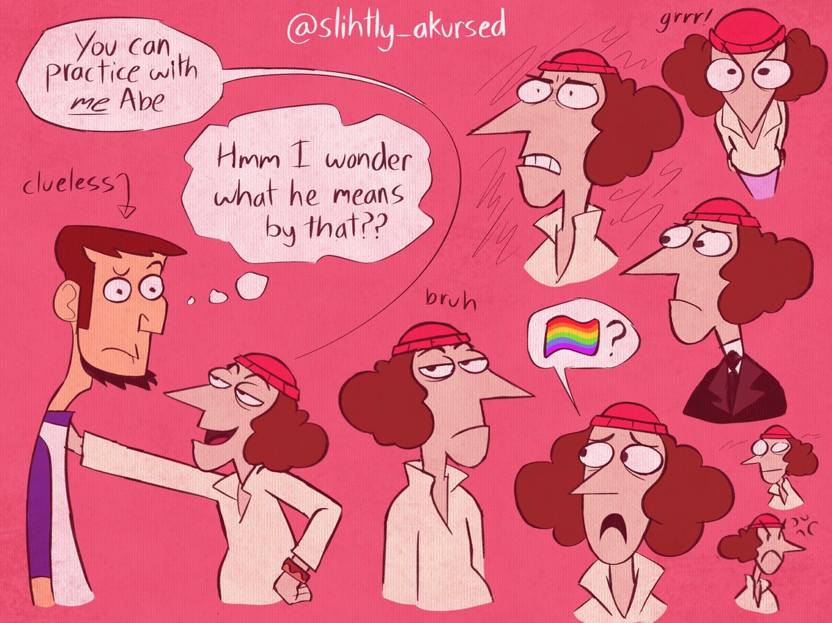 slihtly_akursed's tweet image. Topher Bus doodles, I want to be to draw him with no reference but his head shape is so hard to do right AAA

#clonehigh #topherbus #clonehighabe #tophabe #fanart