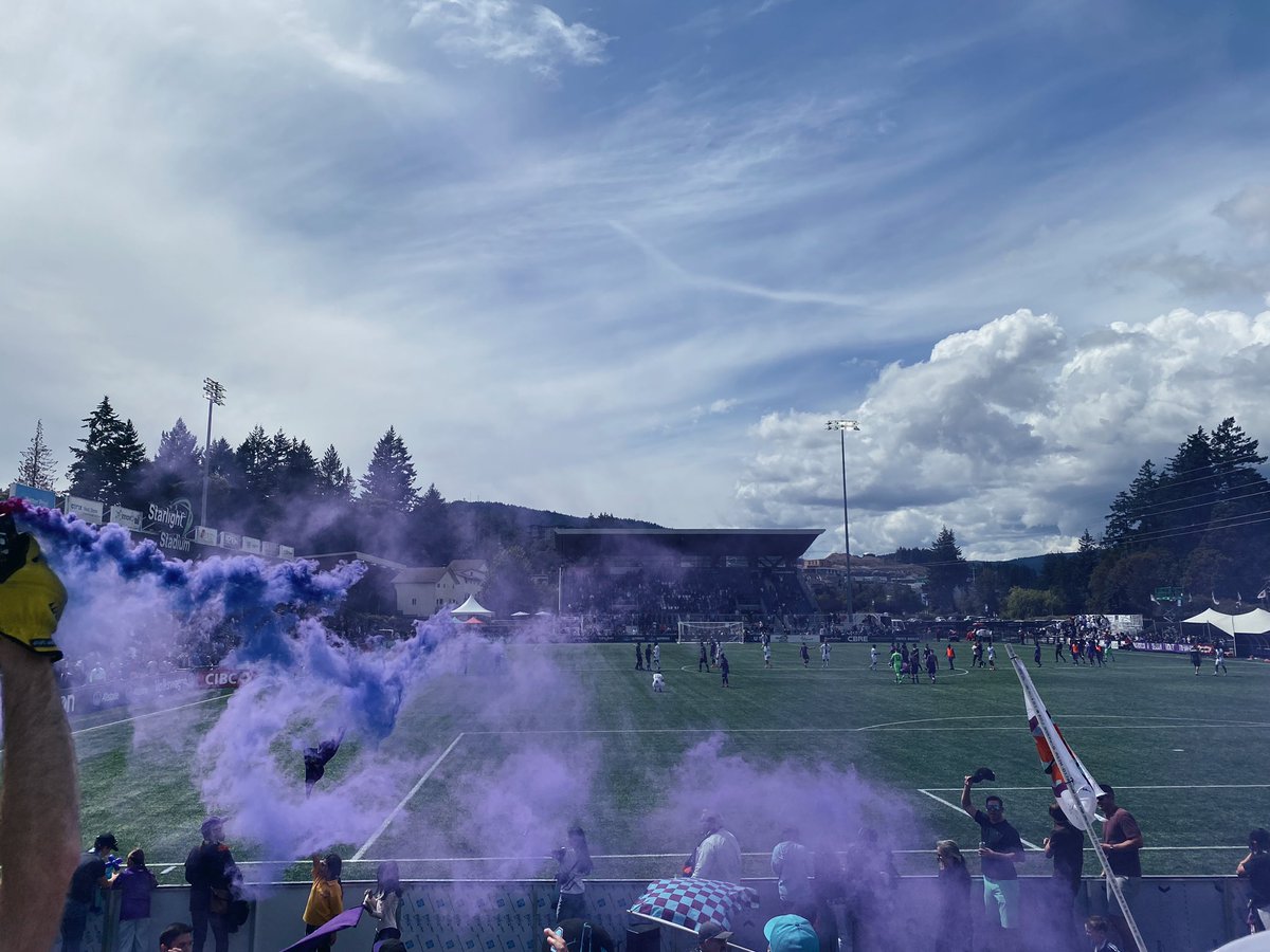 Pacific FC v. York United. Big 1-0 win and top of the table for the Islanders! Great to be back! #PacificFC #CanPL