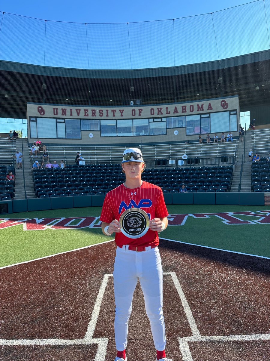 PG_NTX's tweet photo. 2023 16U Oklahoma Open at OU

🏆Champions: MVP 16U Eck
🥈Finalist: Brewer Baseball 16U
🏅MVP: Jacob Wehba (https://t.co/m4aBzqg8f2) 6R 7H 2 2B 3B 5SB BB 
🏅MVPitcher: Kylen Dodge (https://t.co/Y7pg2g3d1b) 6.0IP 11K 2H 0R https://t.co/e1pwhgF3tb