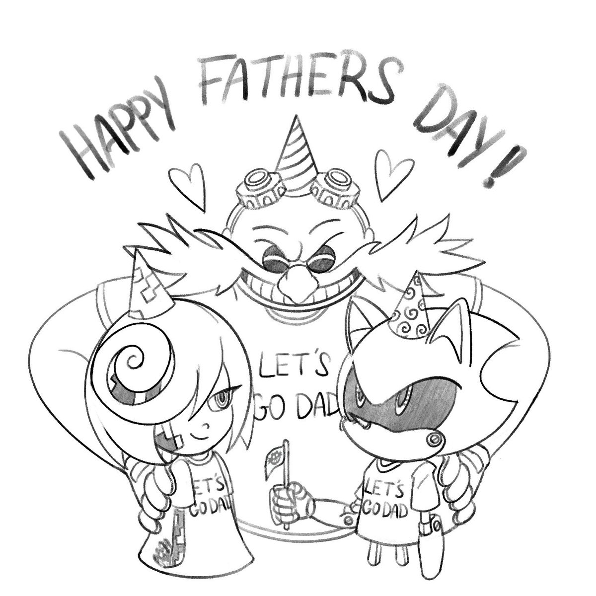 Happy Fathers Day!

#Eggman #MetalSonic #Sage #FatherDay #SonicFanart