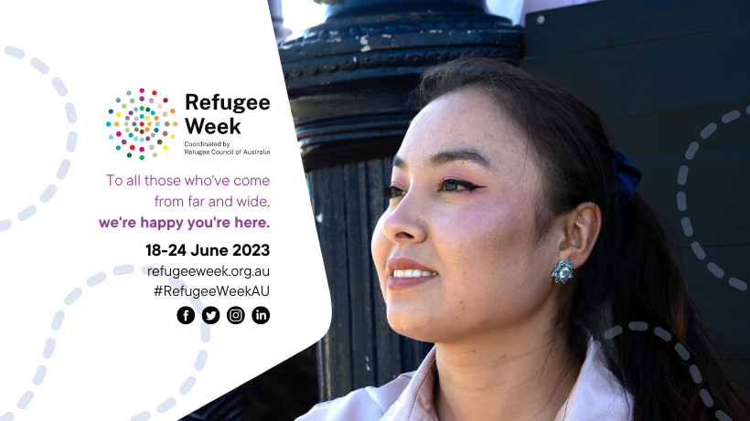 World Refugee Week (June 18-24) celebrates the positive contributions refugees make to our communities. 

Let's show compassion & celebrate the resilience of our wider community.

To those who've come from far and wide, we're happy you're here 🌏
#RefugeeWeekAU #FindingFreedom