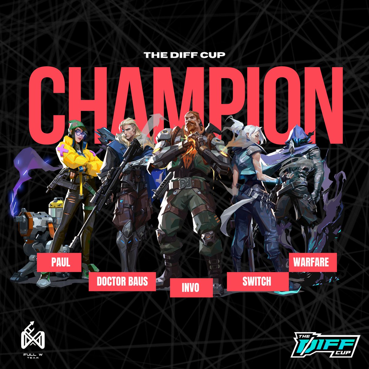 ObsidenGG's tweet photo. Felicidades FULL W por ser los ganadores de la primera edición de #TheDiffCup 🏆🎉
¡Gracias @thegmark_ y @Varquiria99 por castear ésta gran final!
Los vemos en la segunda edición... https://t.co/nmj3QBxv1E