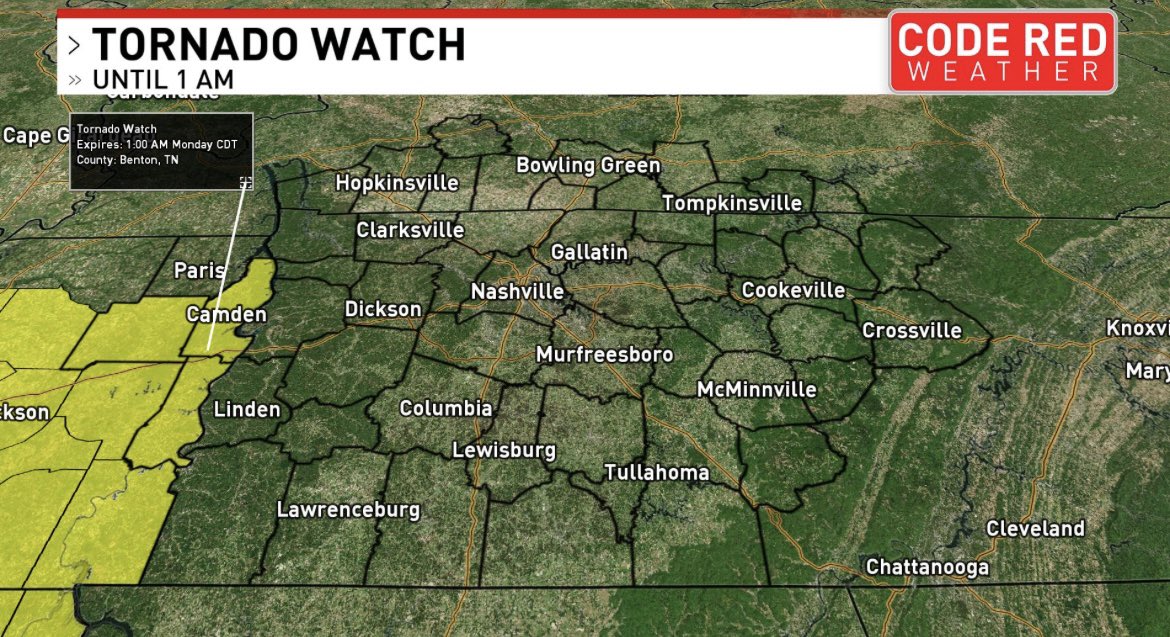 Kylie Walker FOX17 on Twitter "Benton & Decatur counties under a