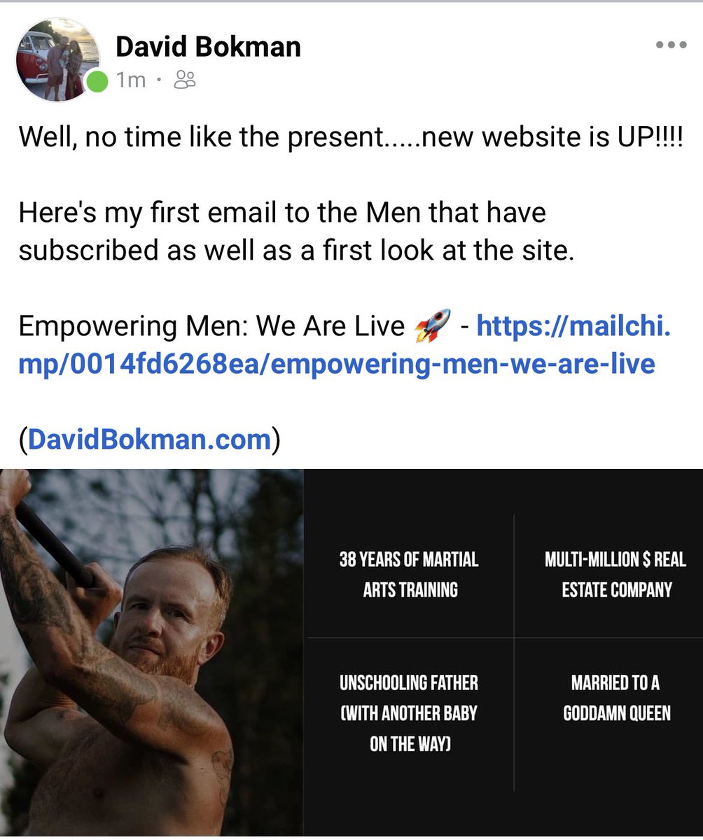 Read the email and checkout the site here - eepurl.com/itJ2nE #menscoaching #menswork #LevelTheFuckUp