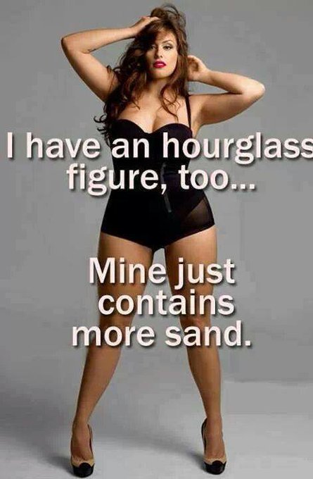 'I have an hourglass figure, too...' #BeYourself #Beauty #BodyImage #Trending #ThinkBIGSundayWithMarsha