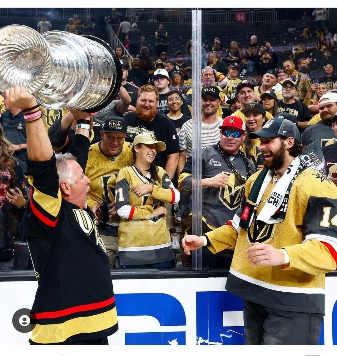 Amyagj's tweet photo. Dear @JimmyKimmelLive,
Please celebrate the Vegas Golden Knights winning the Stanley Cup by having @nichague14 on your show!  
Look at what a riot he is! 

https://t.co/4hfsZ8ToXb

His Kitchener-Waterloo peeps can’t wait to celebrate with him too!!! @summerfunning https://t.co/kMQAW18Ber