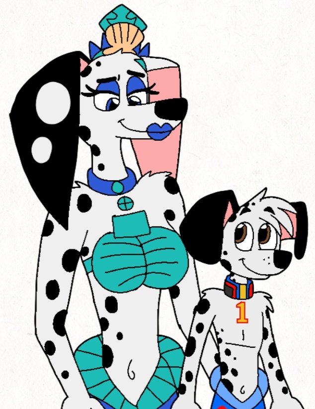 Happy Birthday To Ella Kenion, The VA Of Delilah In #101DalmatianStreet

Have A Drawing Of Mer-Dalmatian Queen Delilah With Her Grandson Thomas, Hope You Love It

#101Dalmatians #101DSSeason2 #101DS #101dalmatianstreetfanart #101trendingparty #save101dalmatianstreet #Disney