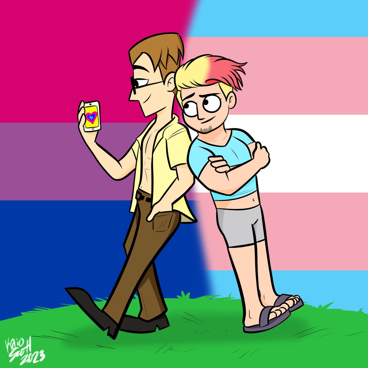 kaioscott's tweet photo. More Alan and Steve for #pridemonth 
.
.
.
#sketchbook #drawing #cartoon #drawings #cartoons #draw #sketch #sketches #doodle #doodles #illustration #illustrator #art #artist #artwork #artistic #color #pen #pencil #digitalart #digital #instagood #instaart #instaartist https://t.co/cMHDBhcaVe