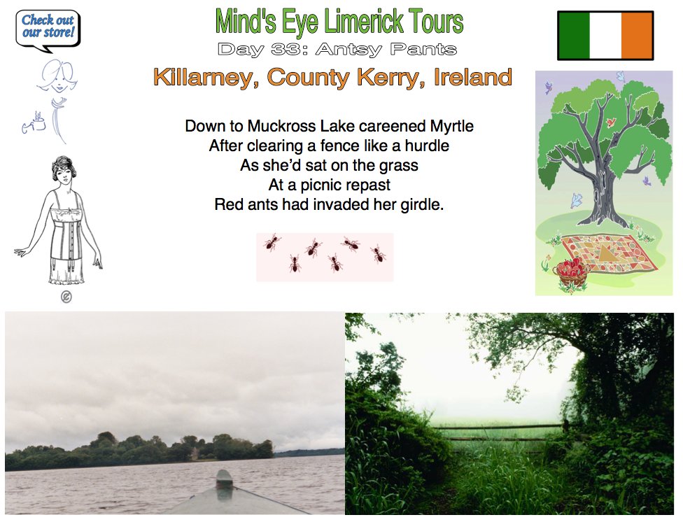 #Limerick #entertainment #humor #store #Killarney #MuckrossLake #QueenVictoria #ants #Kerry mindseyelimericktours.com/?p=162 zazzle.com/store/mindseye…