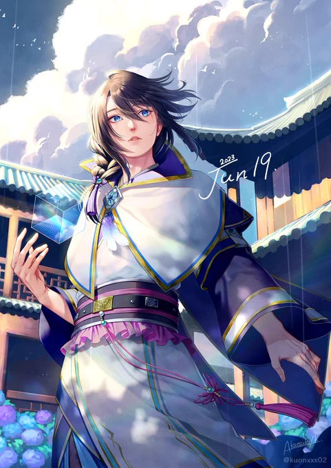 #荀彧の日 #jun19rt   開催おめでとうございます! 今年も創作三国志でおじゃまします!✿(˘ω˘*)❀  メイキング動画:
