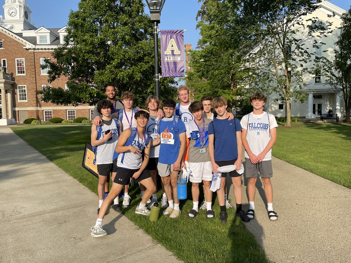 Team camp at Albion College. We got better and had a lot of fun! #GoFalcons