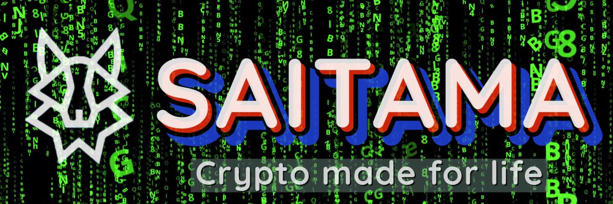 ✨ #crypto - “made for life” ✨
@WeAreSaitama #Saitama
#SaitaPro #SaitaSwap #SaitaCard #SaitaRealty #SaitaChain #SaitaLogistics @Epayme_uae