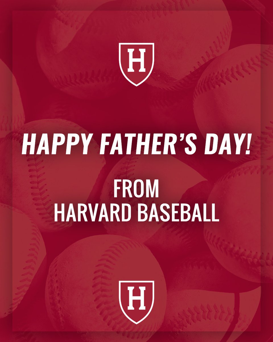 Happy Father's Day! 👏

A big thank you to all of our Harvard Baseball dads!

We appreciate you❗️

#GoCrimson #OneCrimson