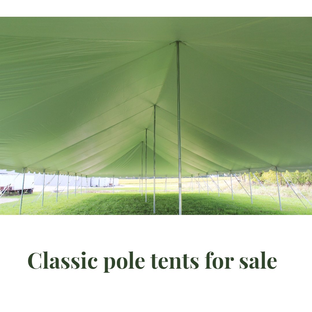 Classic pole tents for sale ~

The first choice when there is a big event but an easy, temporary setting needed

width range:15'-80'
length range:15'-unlimited

DM us for more dedails🤝

#tent #eventtent #events #event #factory #party #partytime #weddingtents #weddingseason